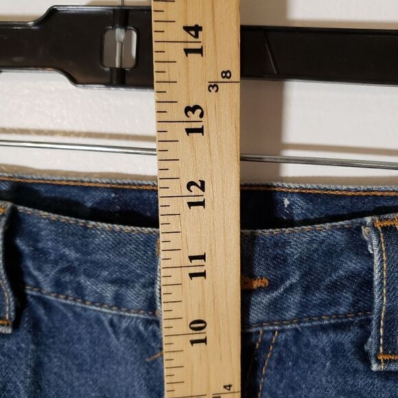 Furst of a Kind Rare Vintage Reworked Distressed Levi Shorts Size 32 - Picture 5 of 6